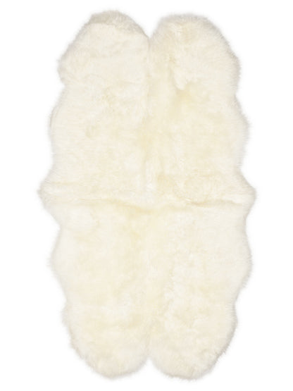 New Zealand Sheepskin Rug Quad, White