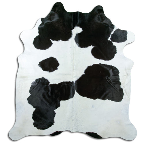 Black & White Cowhide Rug XXL