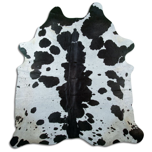 Black & White Cowhide Rug XXL
