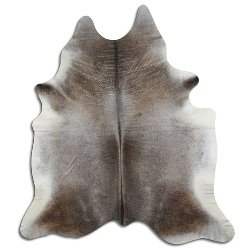 Tan Grey Cowhide Rug XXL