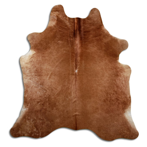 Brown Cowhide Rug L