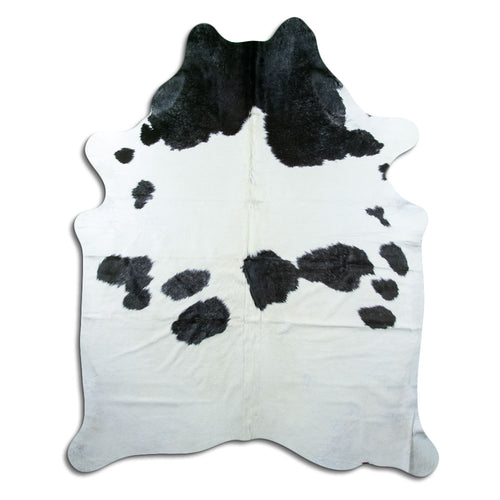 Black & White Cowhide Rug XXL