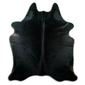 Black Cowhide Rug XXL