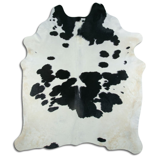 Black & White Cowhide Rug XXL
