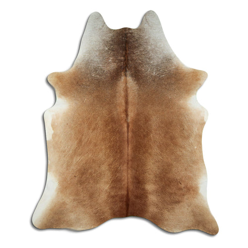 Brown Cowhide Rug L