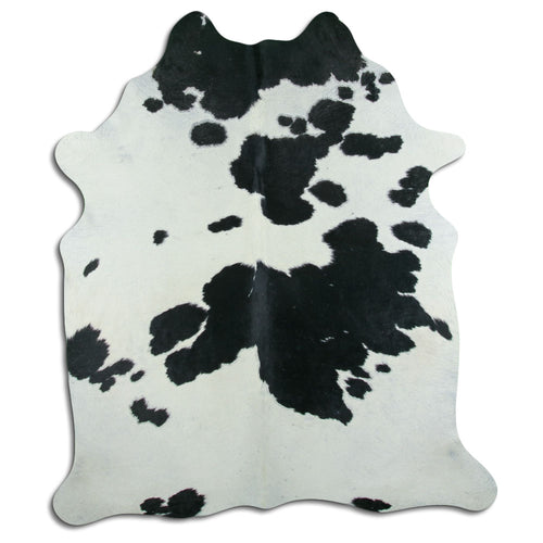Black & White Cowhide Rug XXL