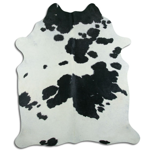 Black & White Cowhide Rug XXL