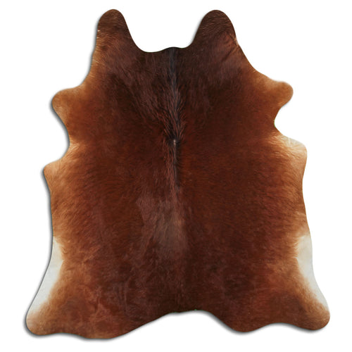 Brown Cowhide Rug L