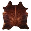Brown Cowhide Rug L