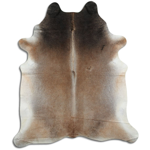 Tan Grey Cowhide Rug XXXL