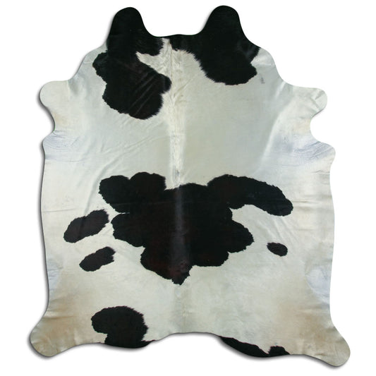 Black & White Cowhide Rug XXL