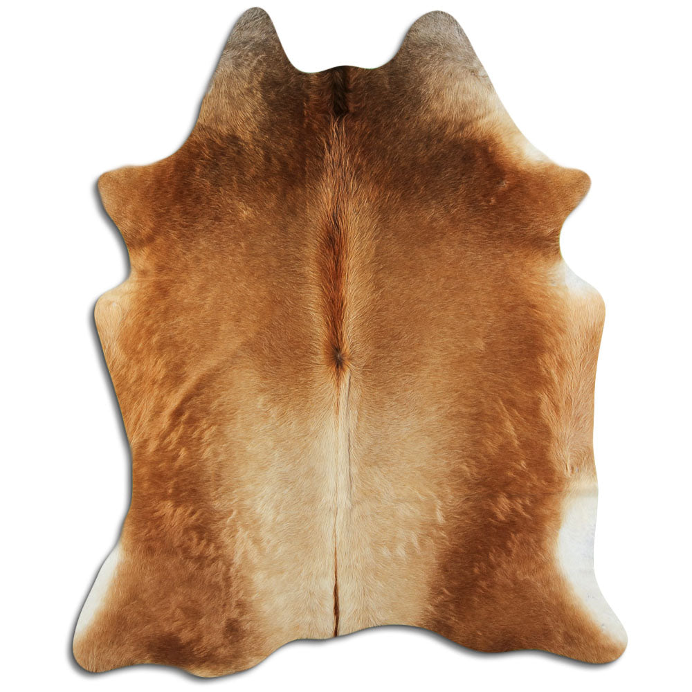 Brown Cowhide Rug L