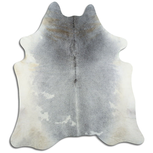 Grey Cowhide Rug L