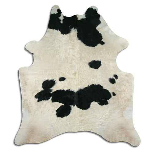 Black & White Cowhide Rug XXL