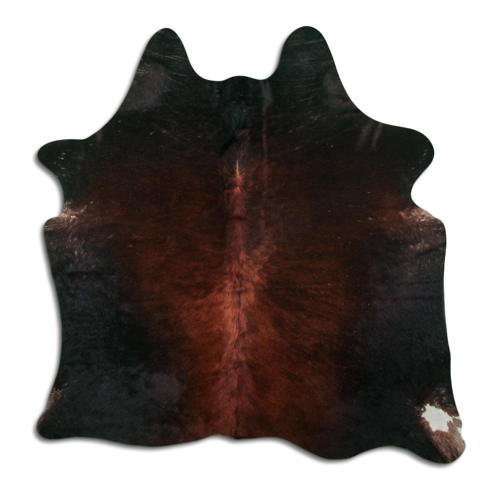 Brown Cowhide Rug M