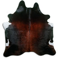 Brown Cowhide Rug L