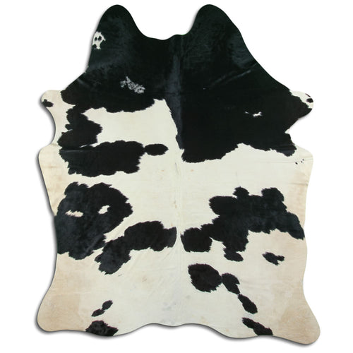 Black & White Cowhide Rug XL