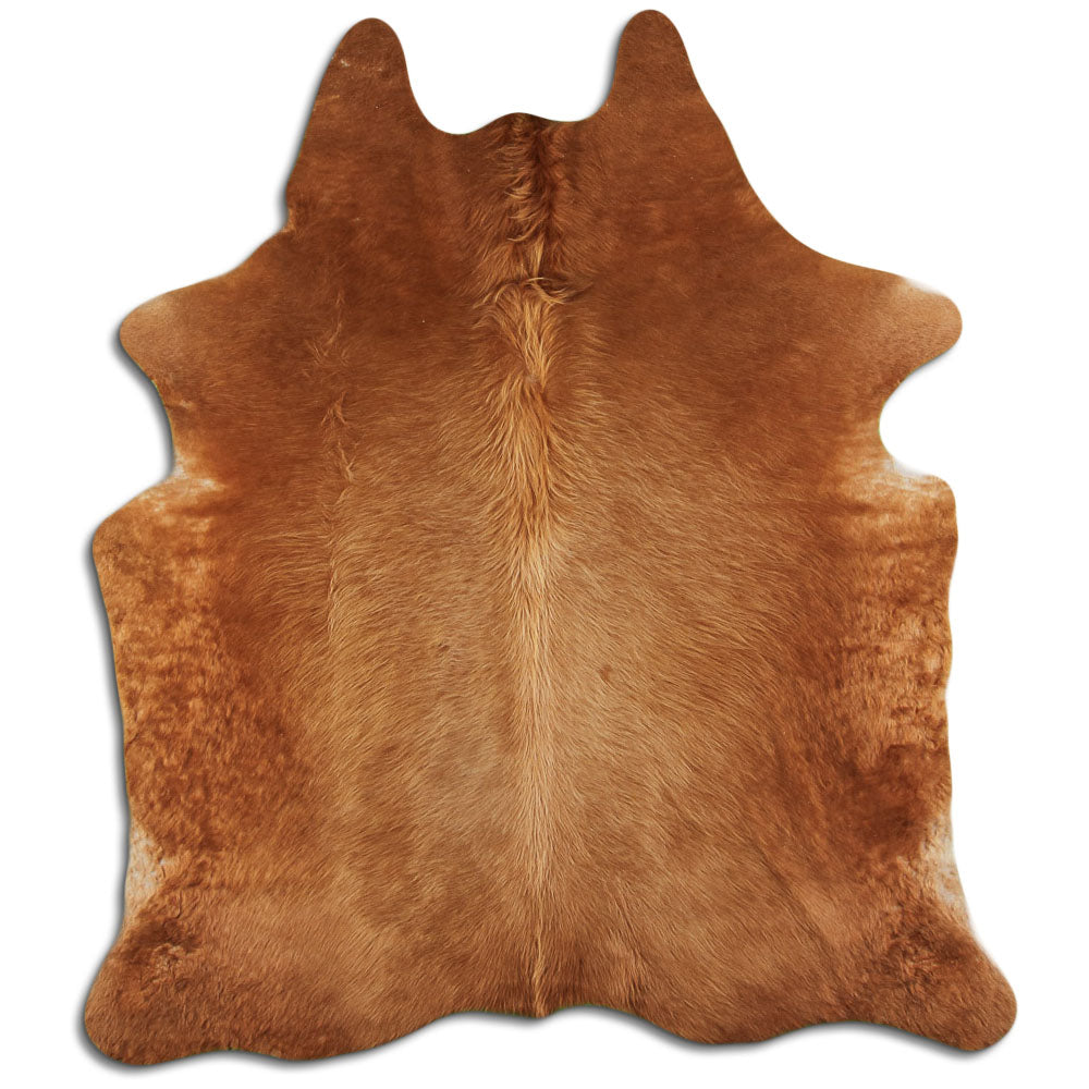 Brown Cowhide Rug L