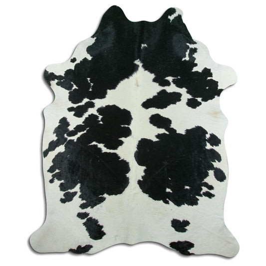 Black & White Cowhide Rug XXL