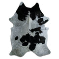 Black & White Cowhide Rug XXL