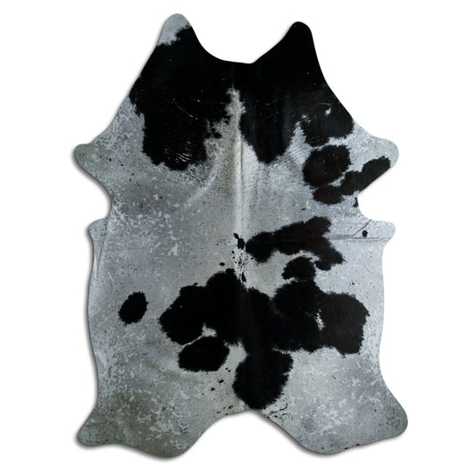 Black & White Cowhide Rug XXL