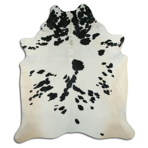Black & White Cowhide Rug XXL