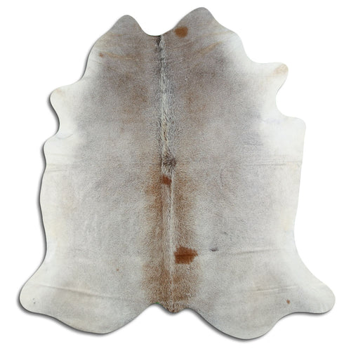 Tan Grey Cowhide Rug XL
