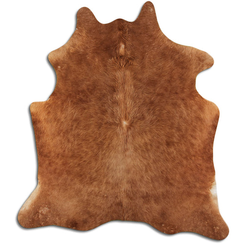 Brown Cowhide Rug L