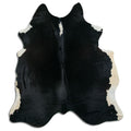 Brown & White Cowhide Rug XXL
