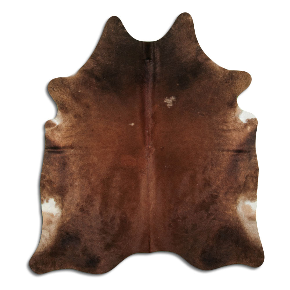 Brown Cowhide Rug XXL