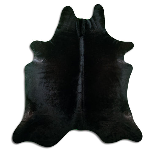 Black Cowhide Rug XL