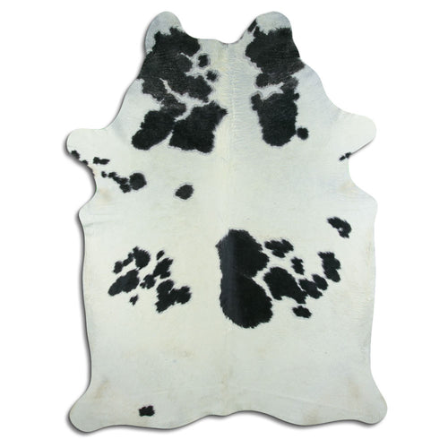 Black & White Cowhide Rug XXL