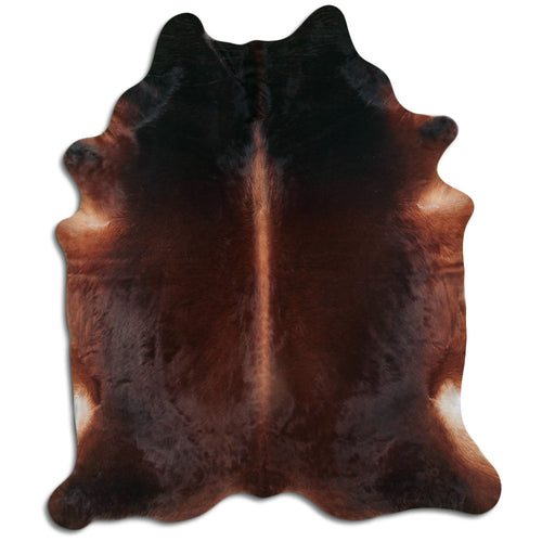 Brown Cowhide Rug XXL