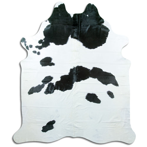 Black & White Cowhide Rug XXL