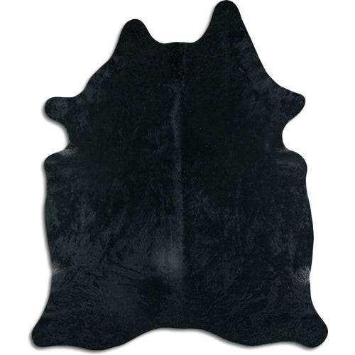 Black Cowhide Rug XXXL