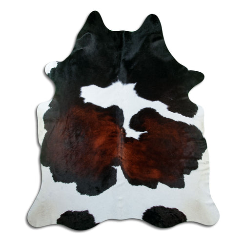 Tricolor Cowhide Rug XXL