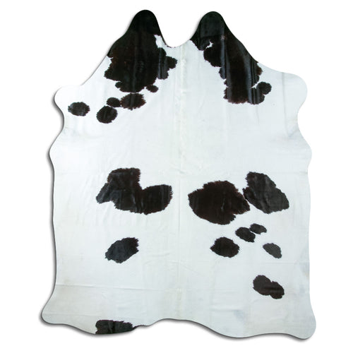 Black & White Cowhide Rug XXL
