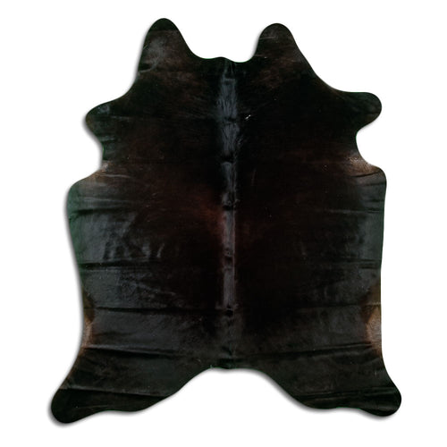 Brown Cowhide Rug L