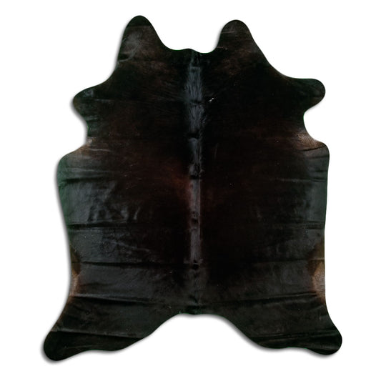 Brown Cowhide Rug L