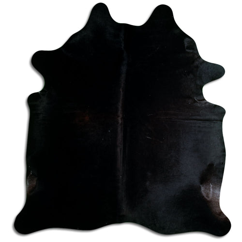 Black Cowhide Rug XL