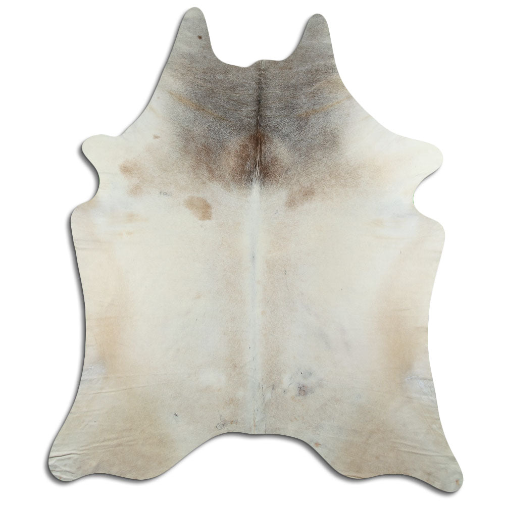 Tan Grey Cowhide Rug XXL