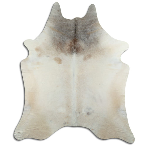 Tan Grey Cowhide Rug XXL
