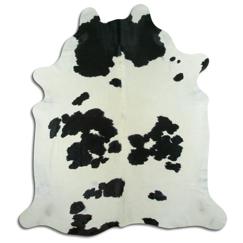 Black & White Cowhide Rug XL