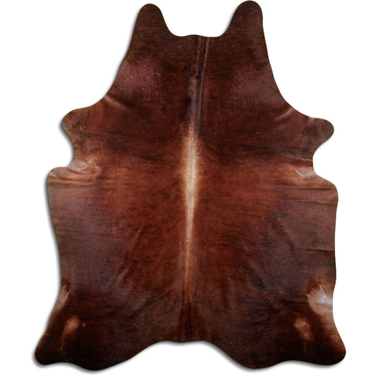 Brown Cowhide Rug XXL