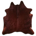 Brown Cowhide Rug L