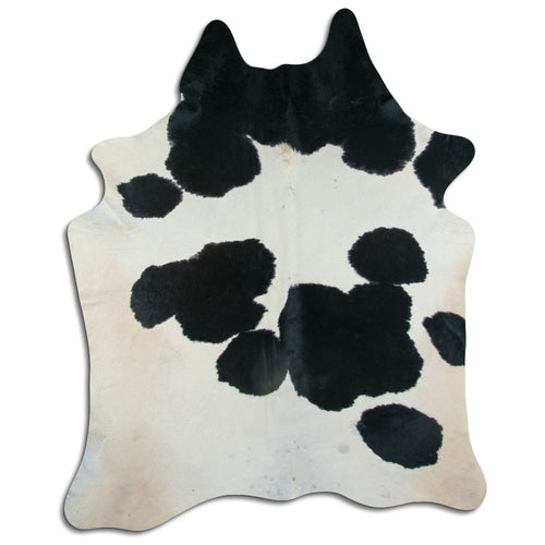 Black & White Cowhide Rug XXL