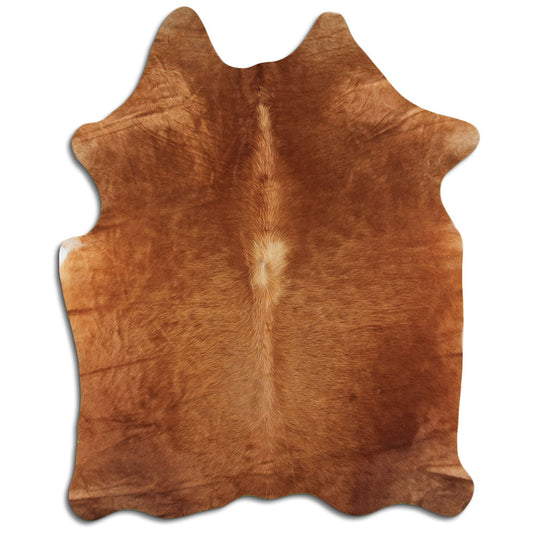 Brown Cowhide Rug L