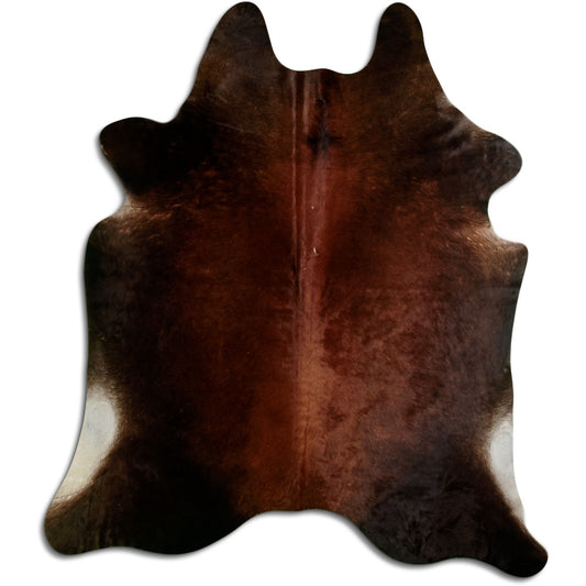 Brown Cowhide Rug XXL