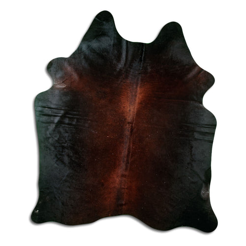 Brown Cowhide Rug L
