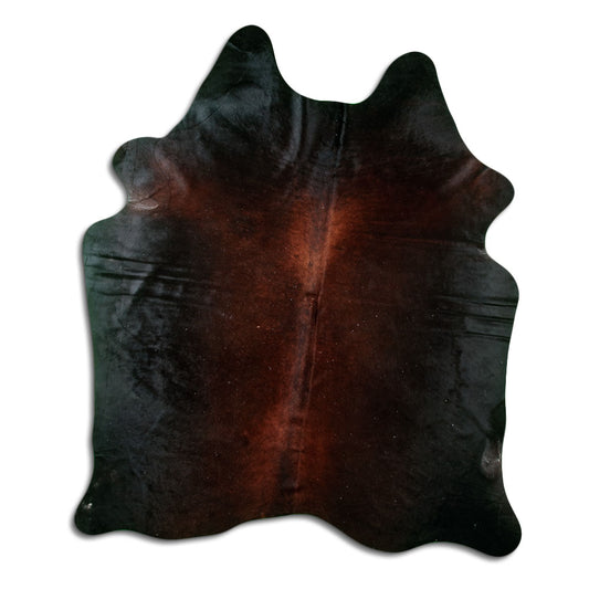Brown Cowhide Rug L